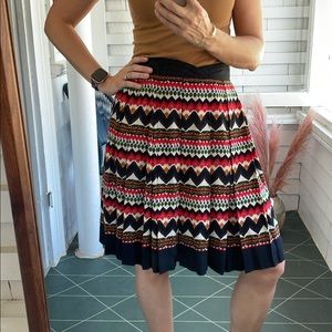 Anthro skirt with pattern